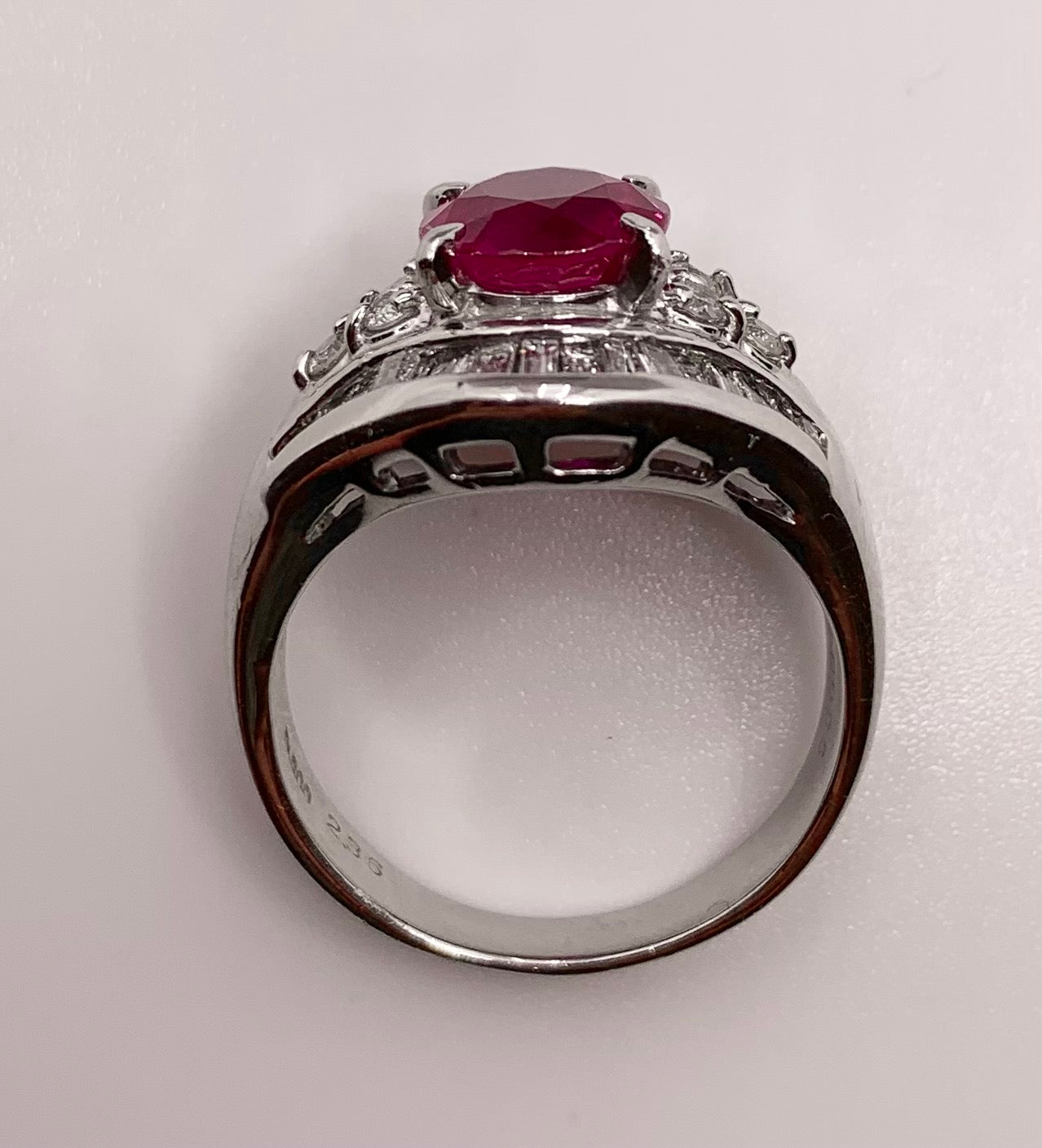 GIA Burma Ruby 2.36ct and Diamond Ring