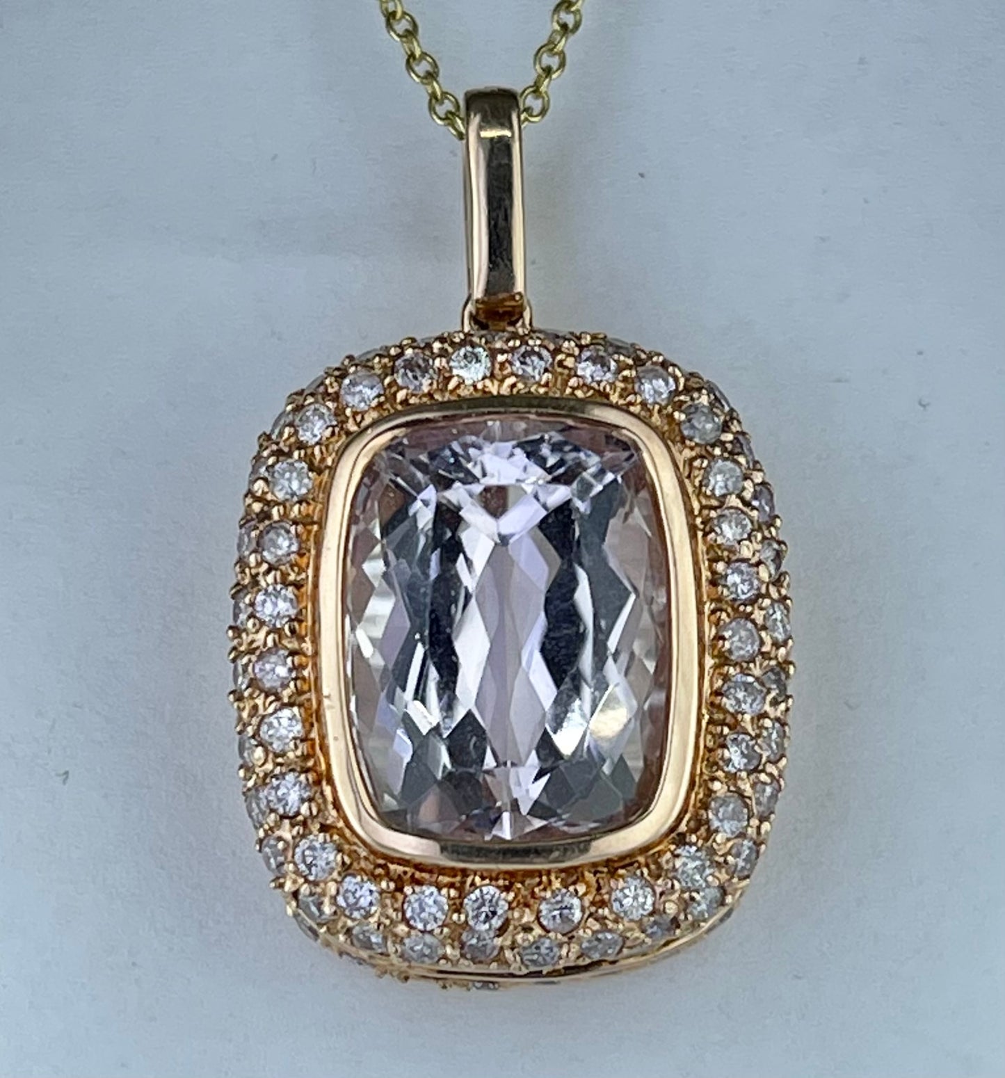 12.76ct Kunzite Pendant