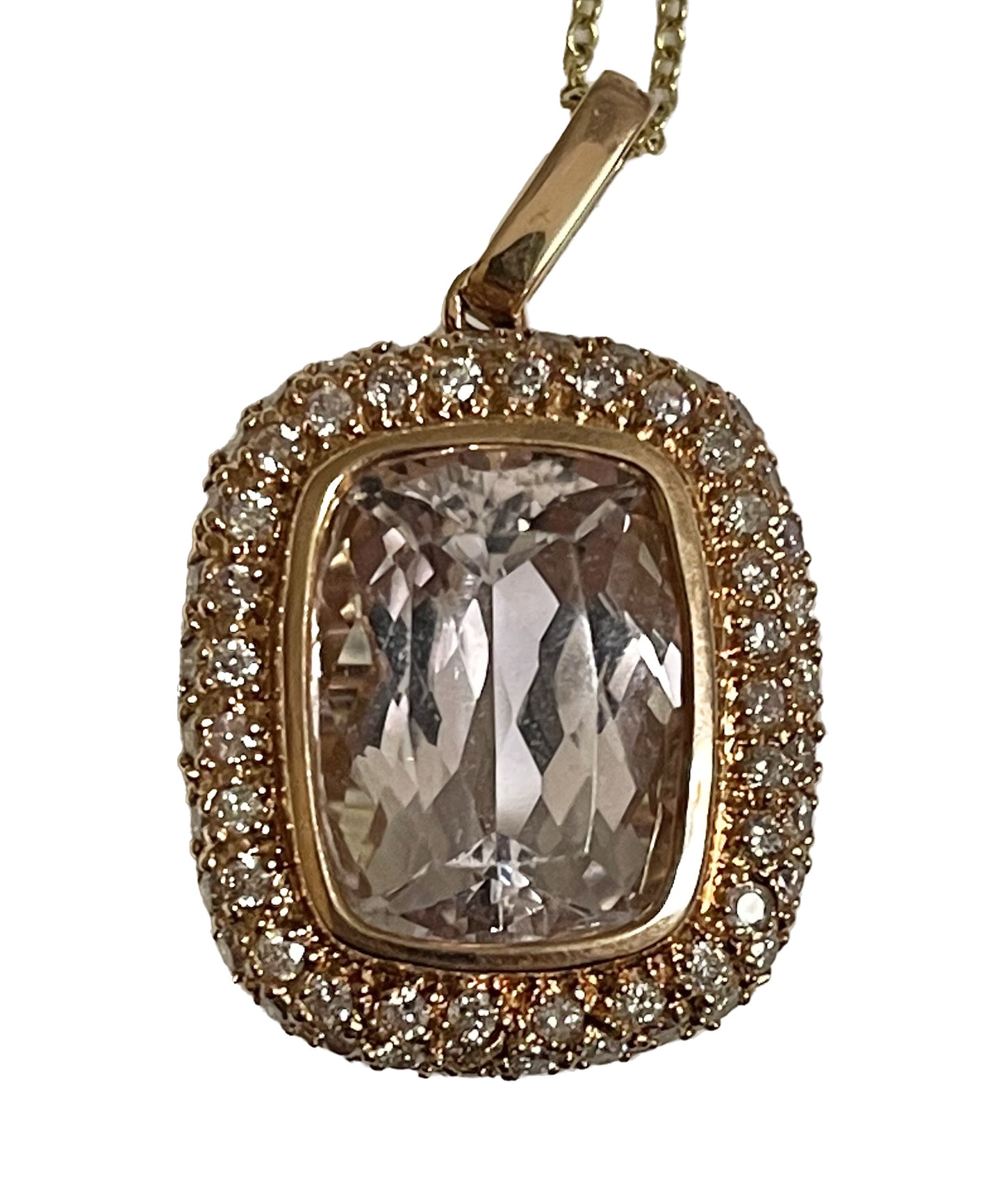 12.76ct Kunzite Pendant