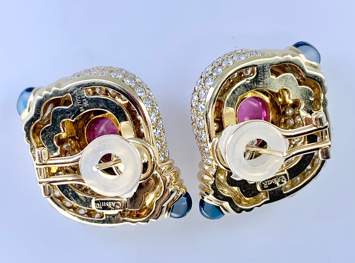 Designer Tourmaline 4.50ct and Diamond Earrings