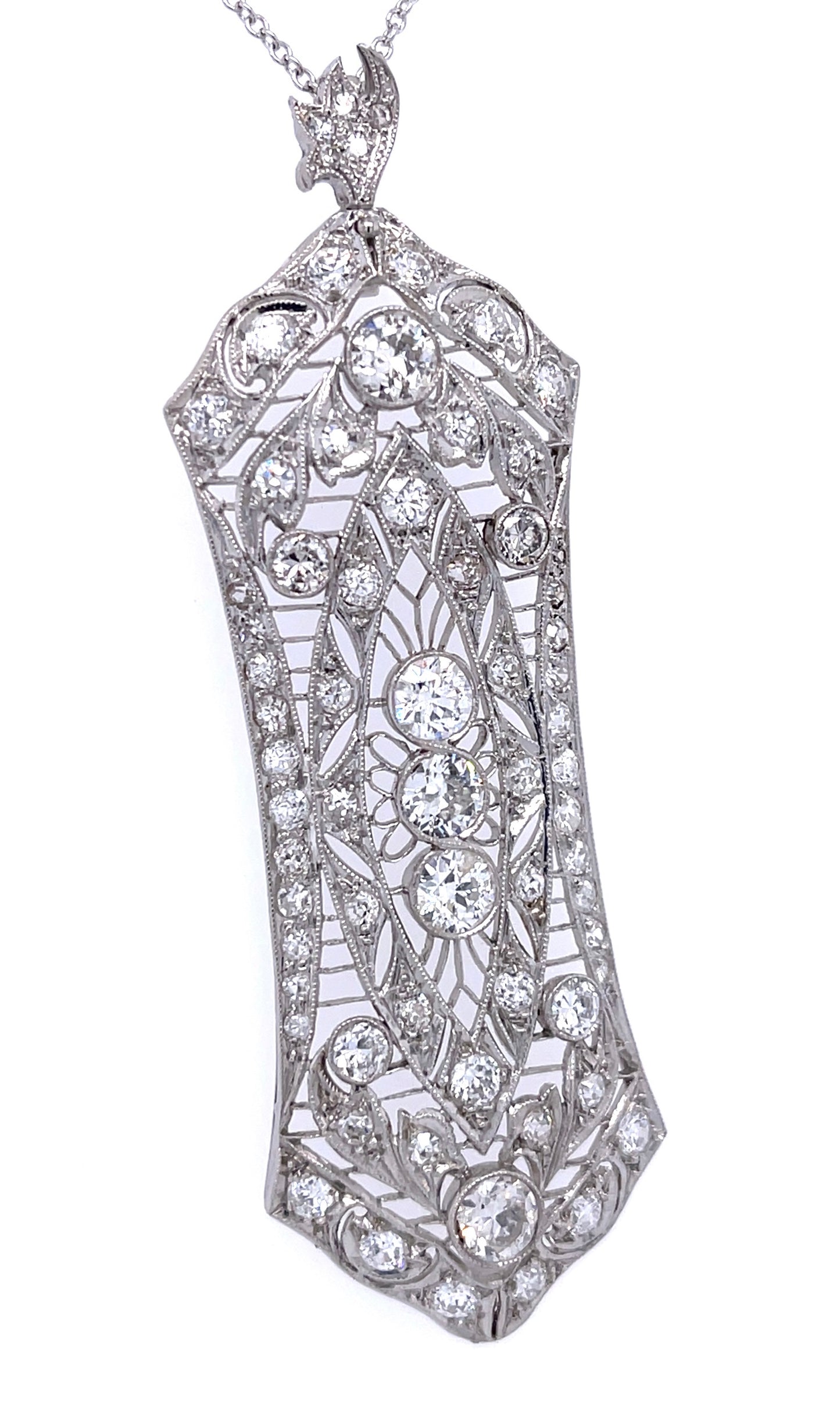 Art Deco Diamond Antique Pendant