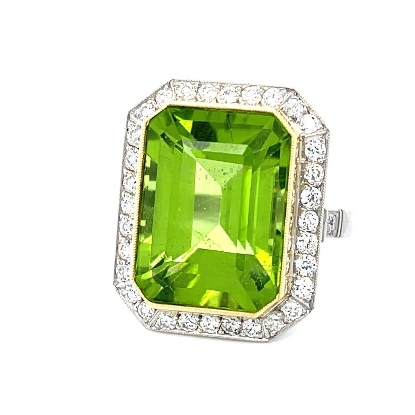 13.10ct Peridot Ring