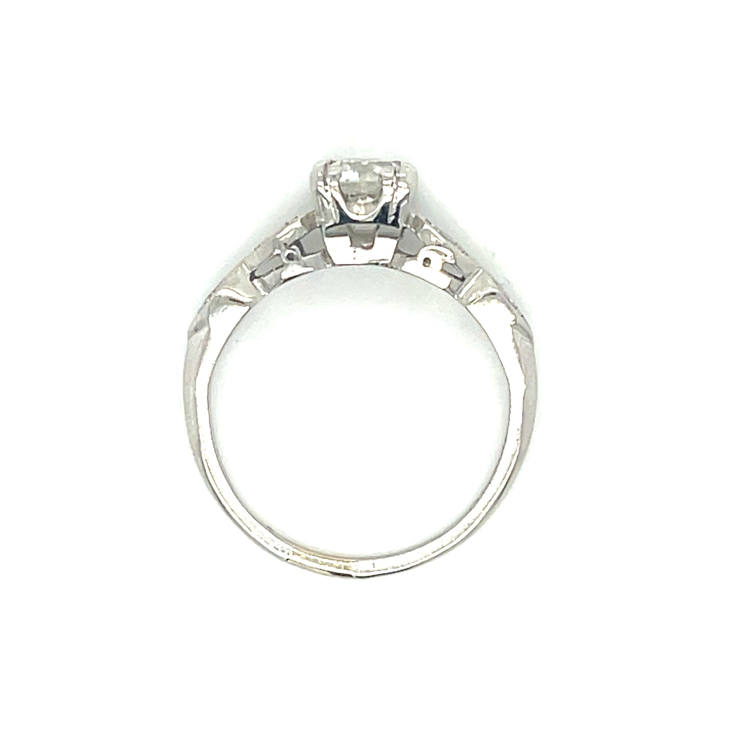 .76ct J SI1 OEC Diamond Vintage Ring
