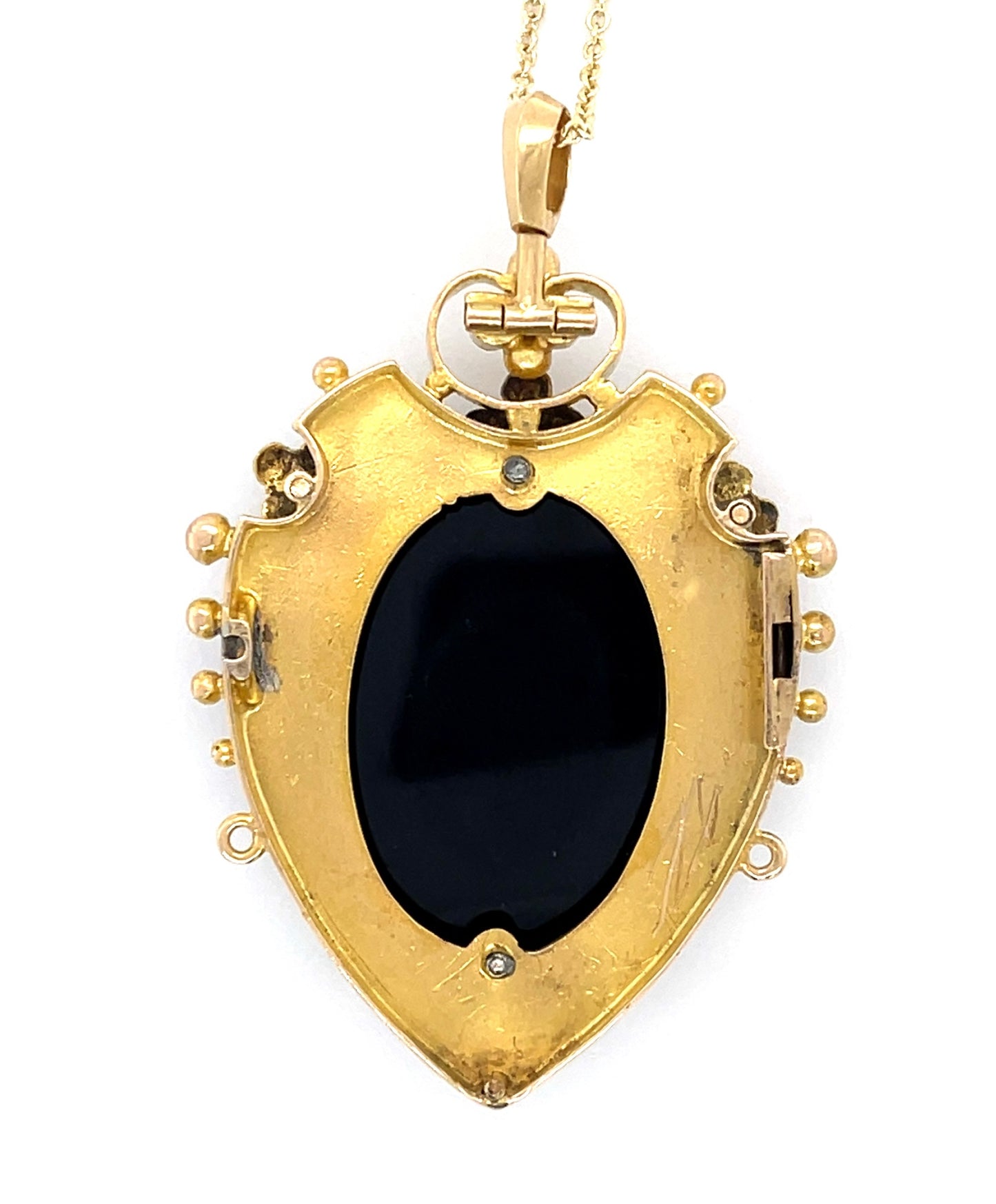 Victorian Woman Cameo Pendant