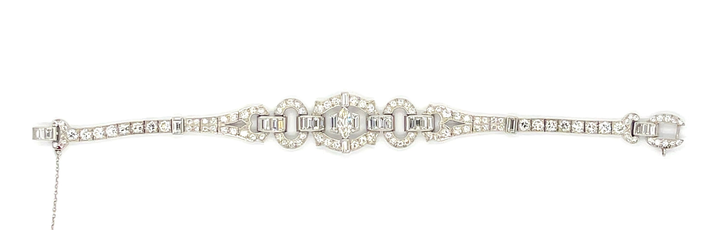 Art Deco Diamond Antique Bracelet