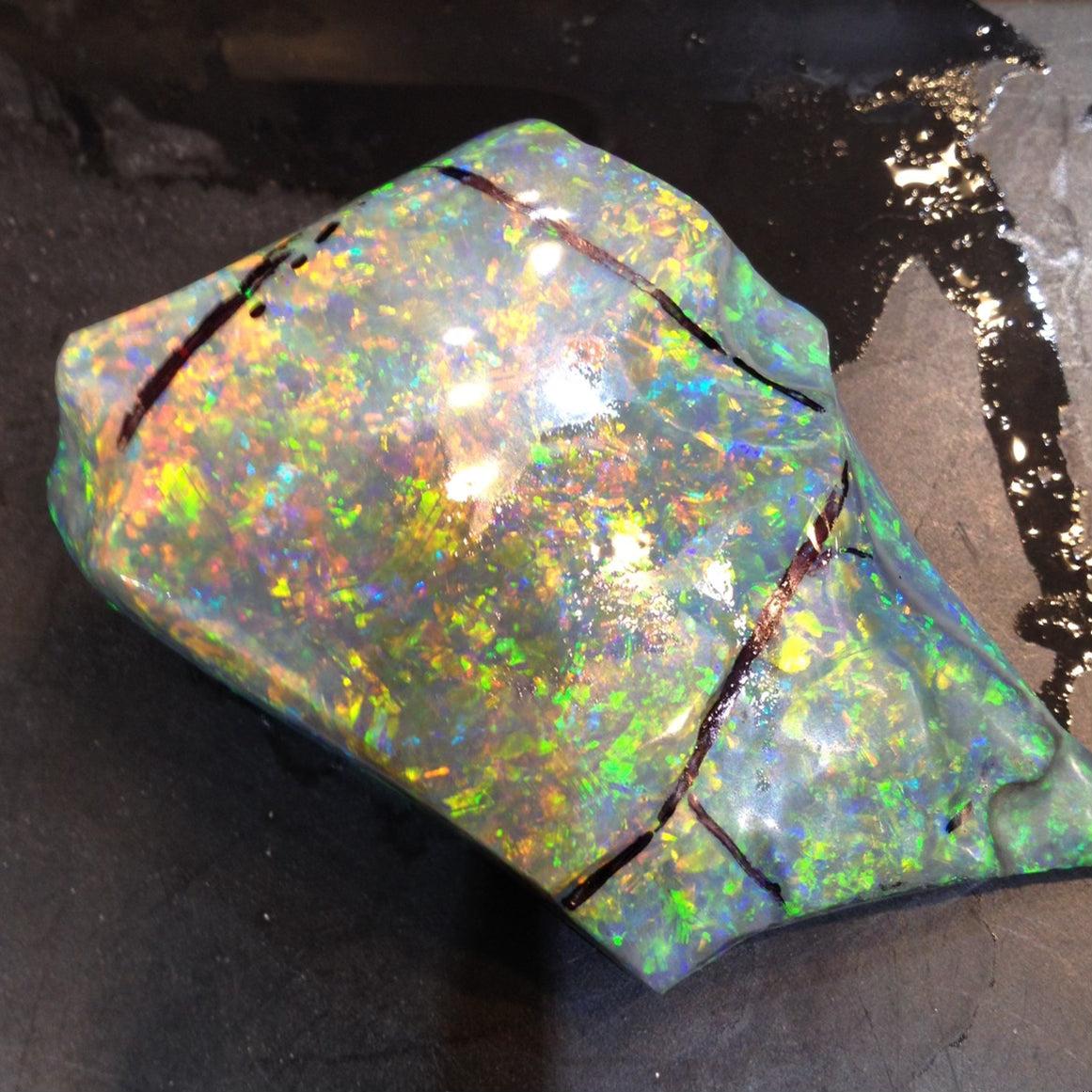 102ct Lightning Ridge Australian Opal GIA & AGL