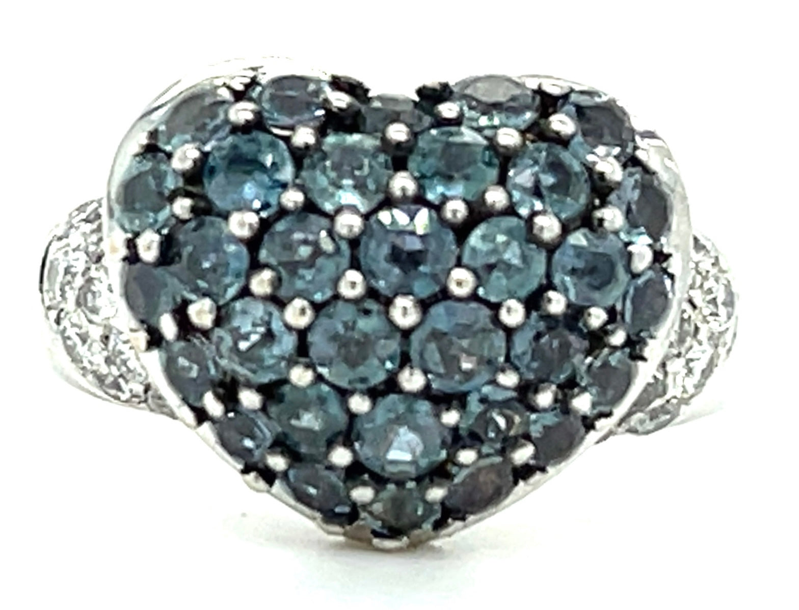 1.62ct Alexandrite & 0.34ctw Diamond 18KW 9.10gr Ring