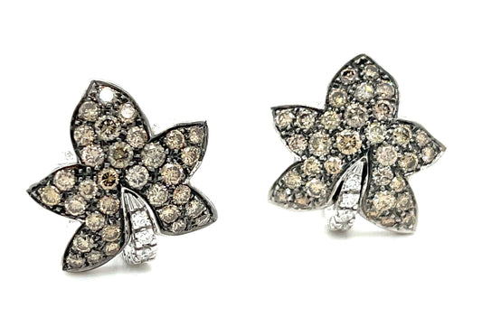 1.75ct Diamond 18KY  20.09gr Earrings