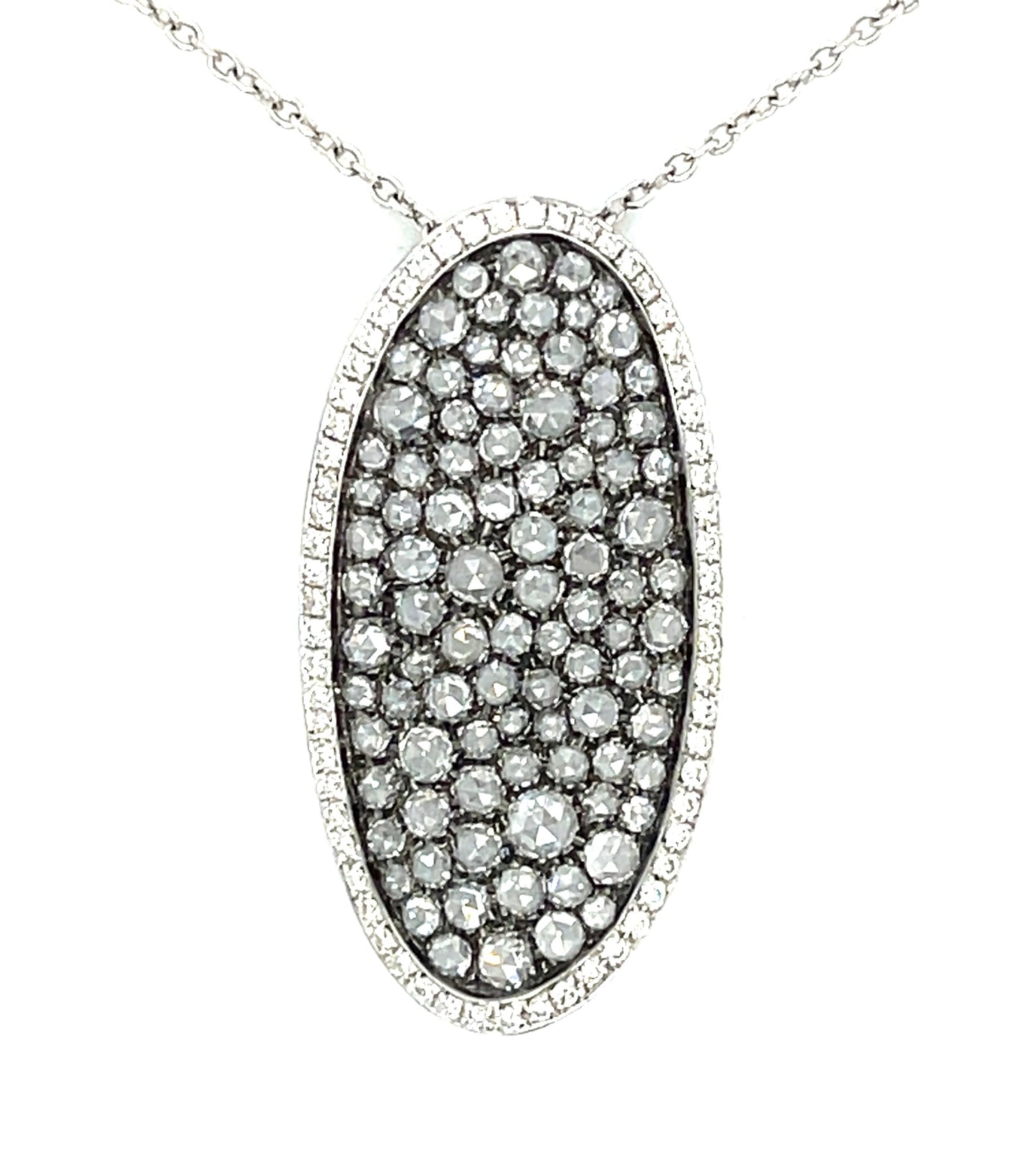 1.48ct Diamond 18KW  5.90gr Pendant