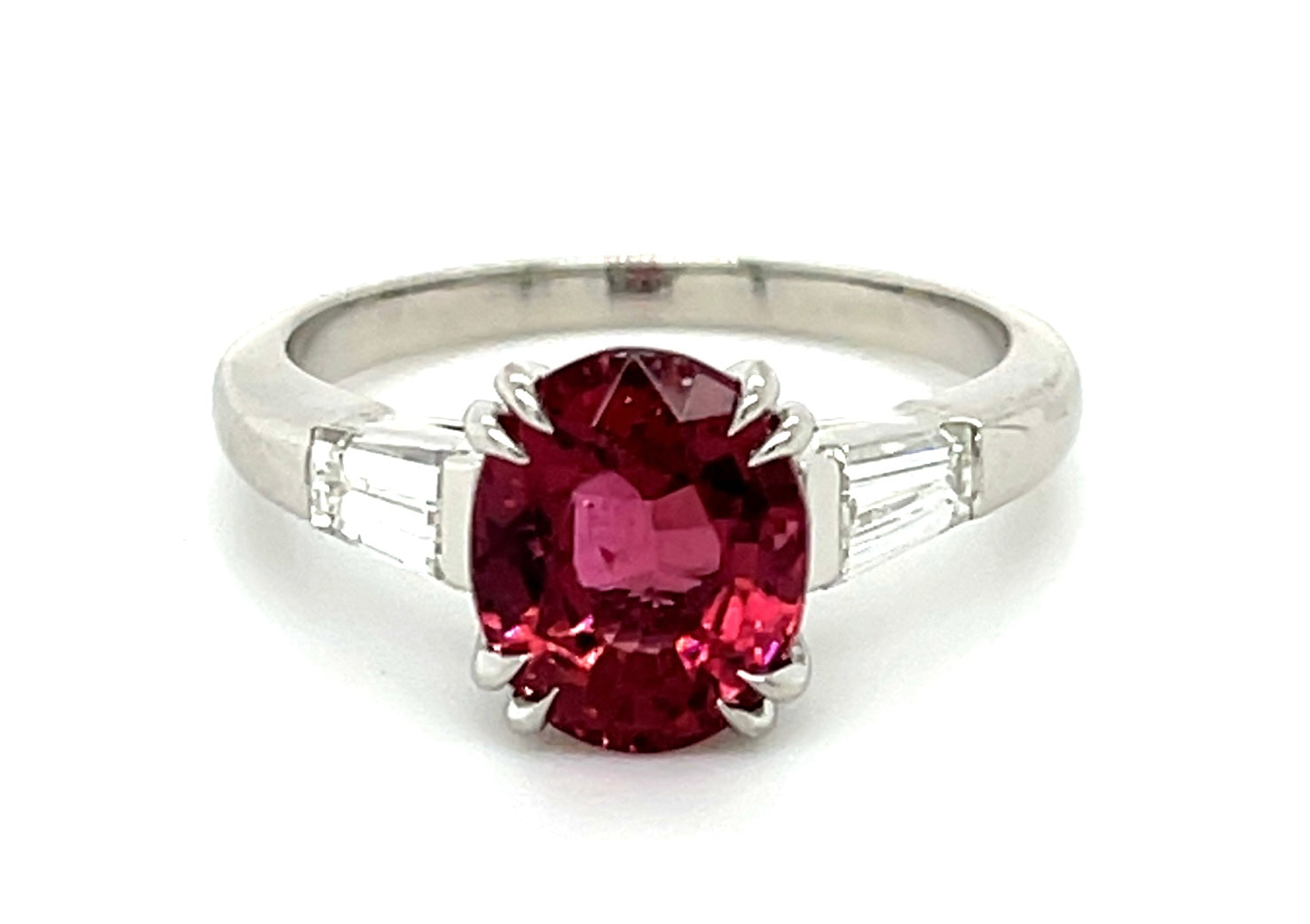 2.36ct Tourmaline &  0.32ctw Diamond PT Ring