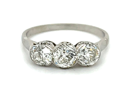 Art Deco 1.75ct Diamond PT 2.82gr Ring Circa 1930s