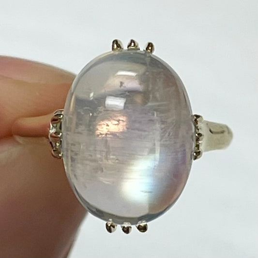 8.46ct Moonstone 14KY  4.86gr Ring
