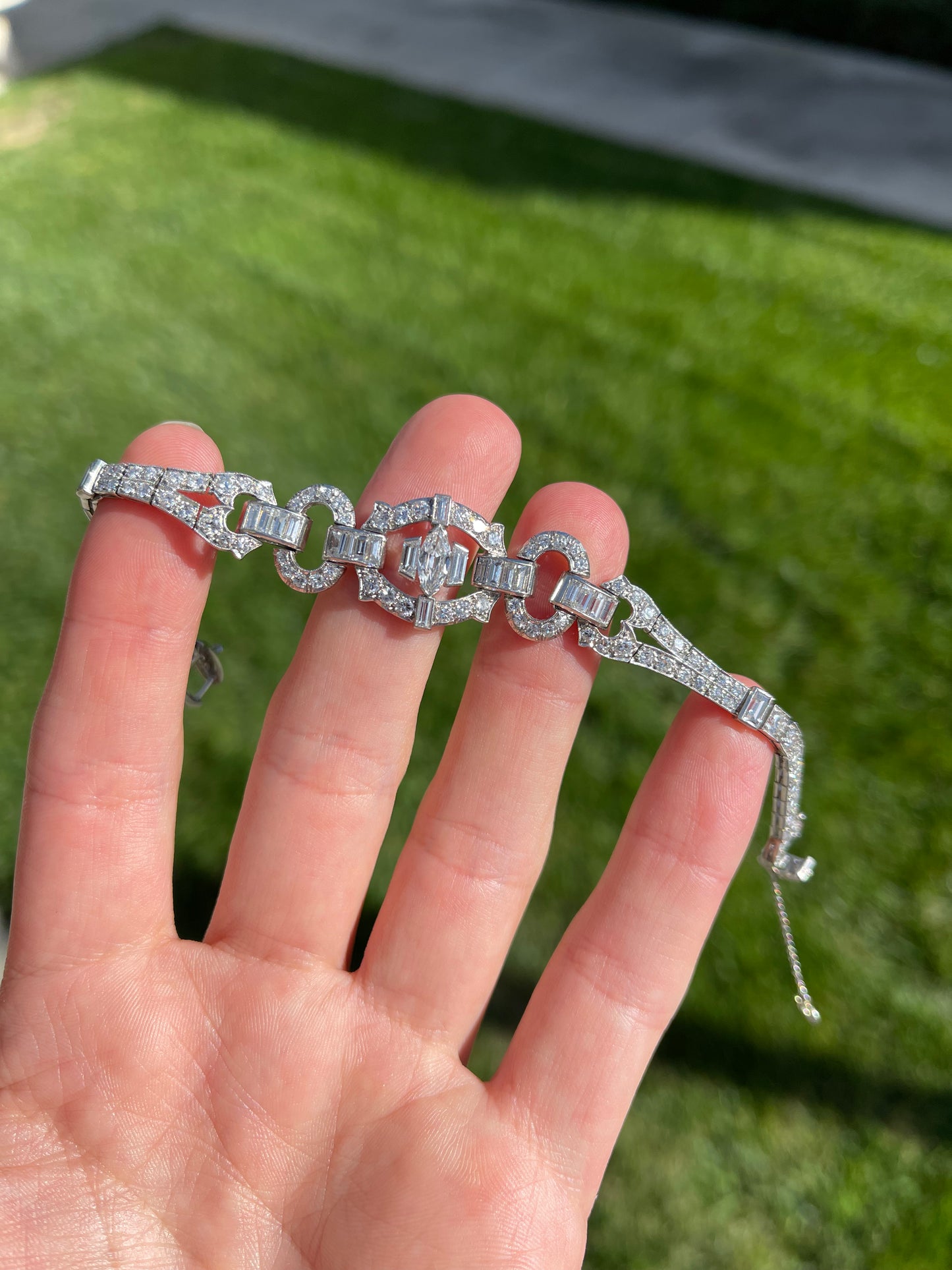 Art Deco Diamond Antique Bracelet