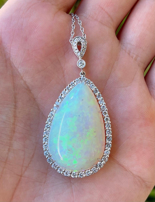 25.69ct Australian Opal Pendant
