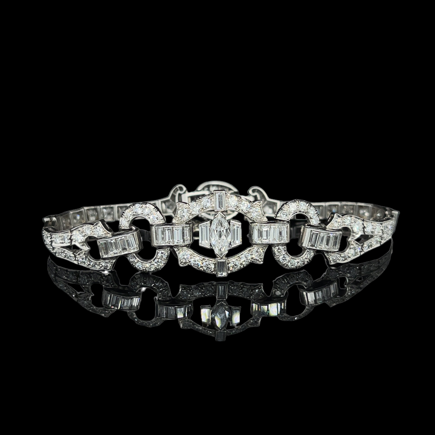 Art Deco Diamond Antique Bracelet