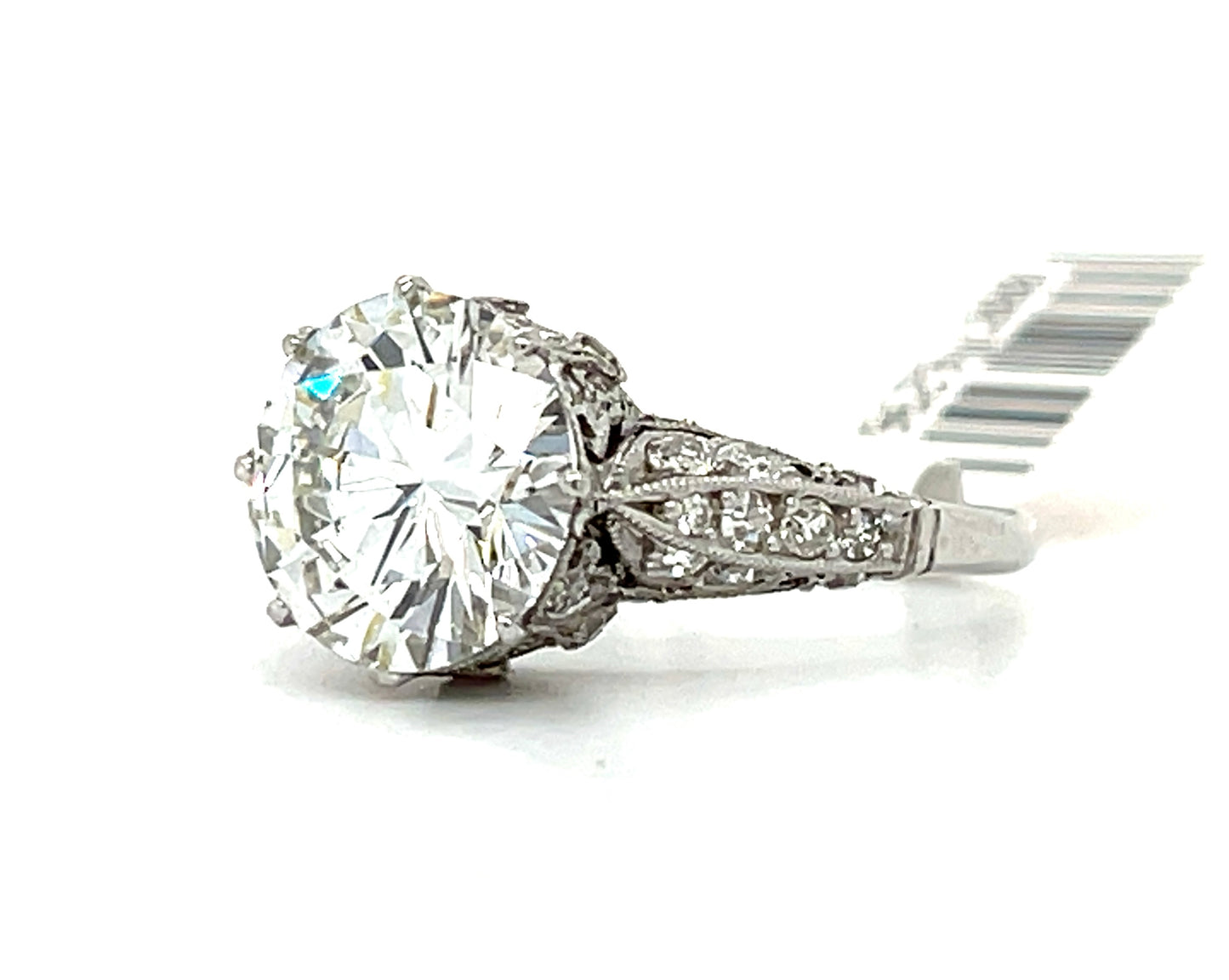 GIA H VS1 Diamond 3.37ct Ring