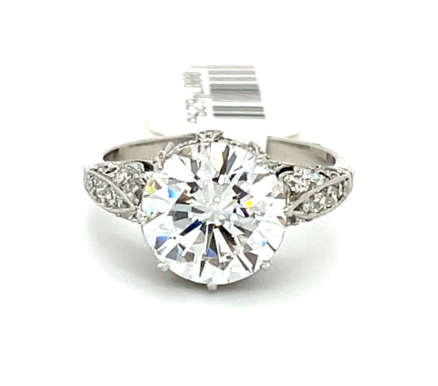 GIA H VS1 Diamond 3.37ct Ring