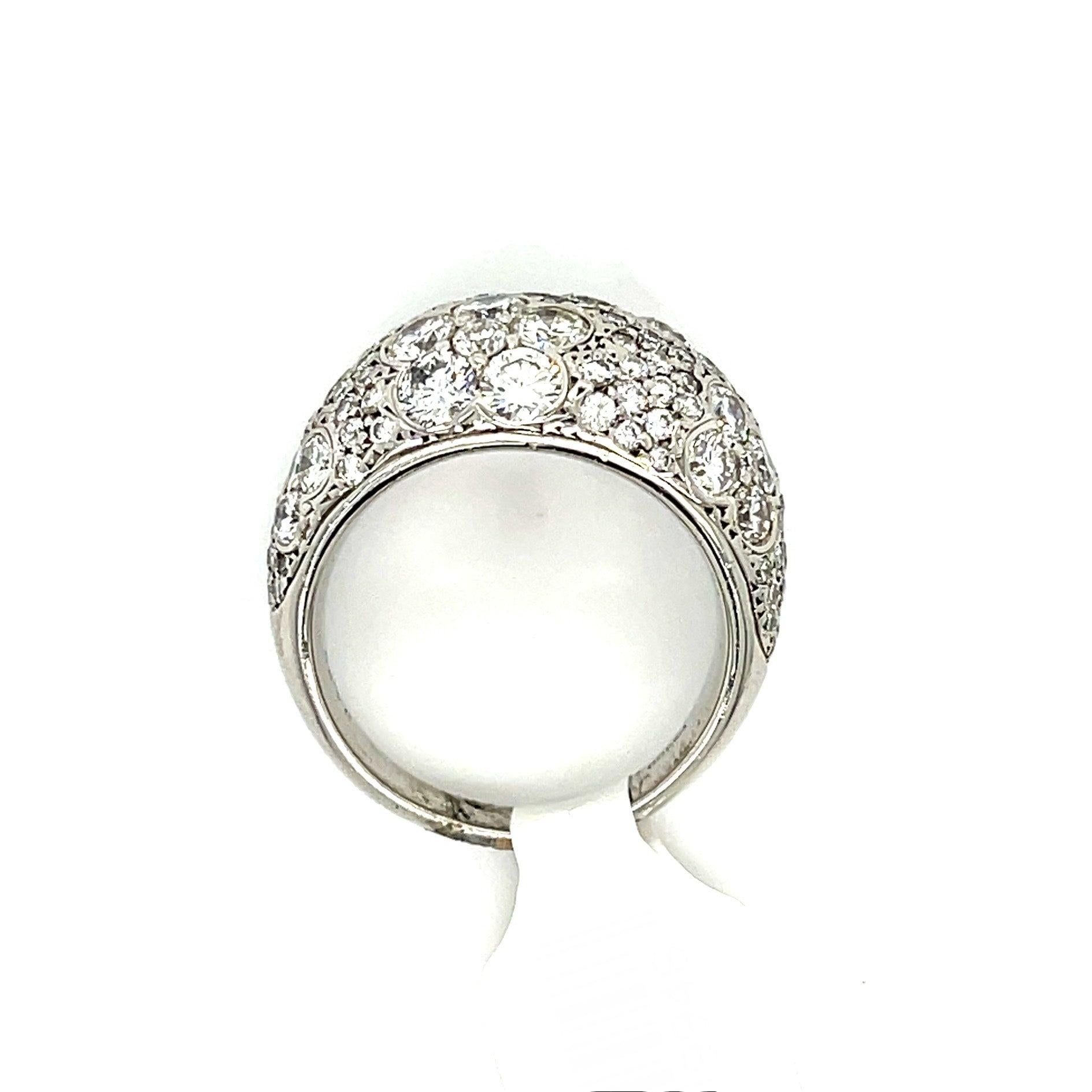 4.26ct Diamond Platinum Ring