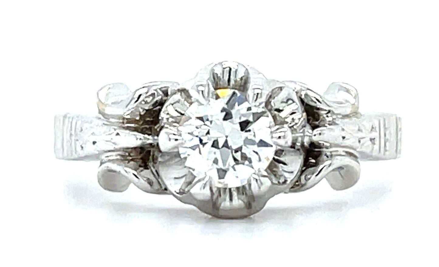 .45ct Old European Cut Diamond Ring