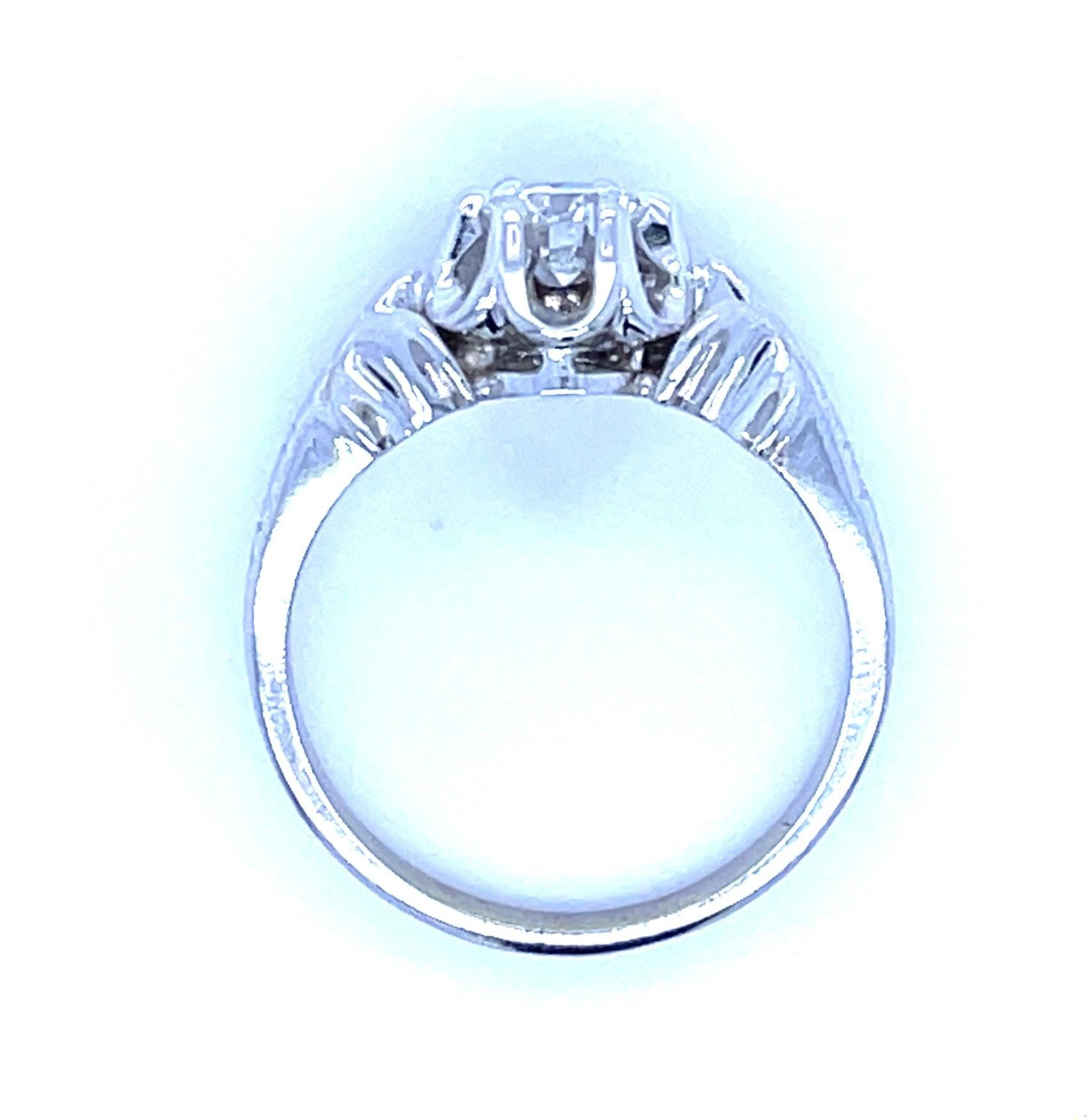 .45ct Old European Cut Diamond Ring