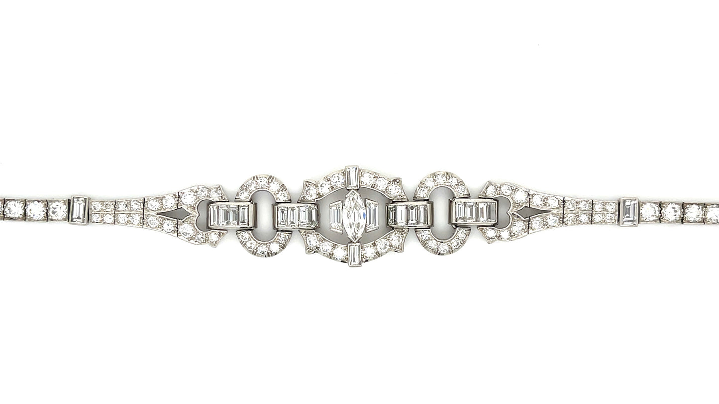 Art Deco Diamond Antique Bracelet