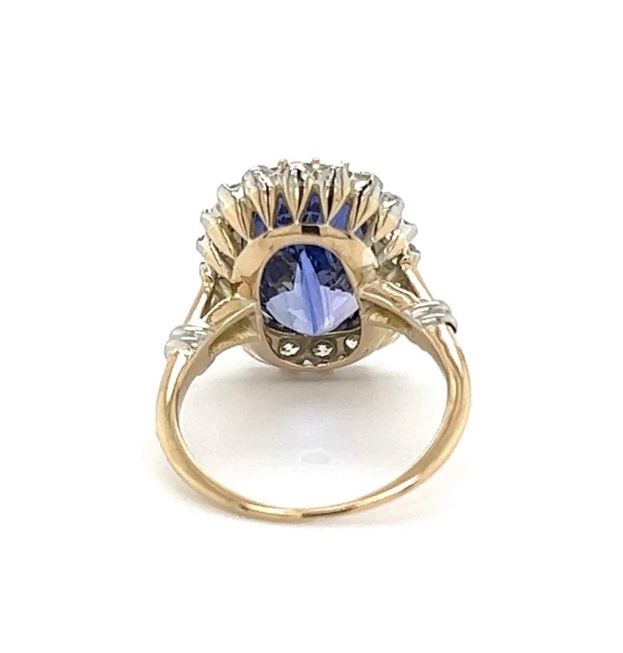 Sapphire and Diamond Ring, Princess Diana Style Royal Memorabilia - Etsy | Princess  diana jewelry, Princess diana engagement ring, Princess diana ring