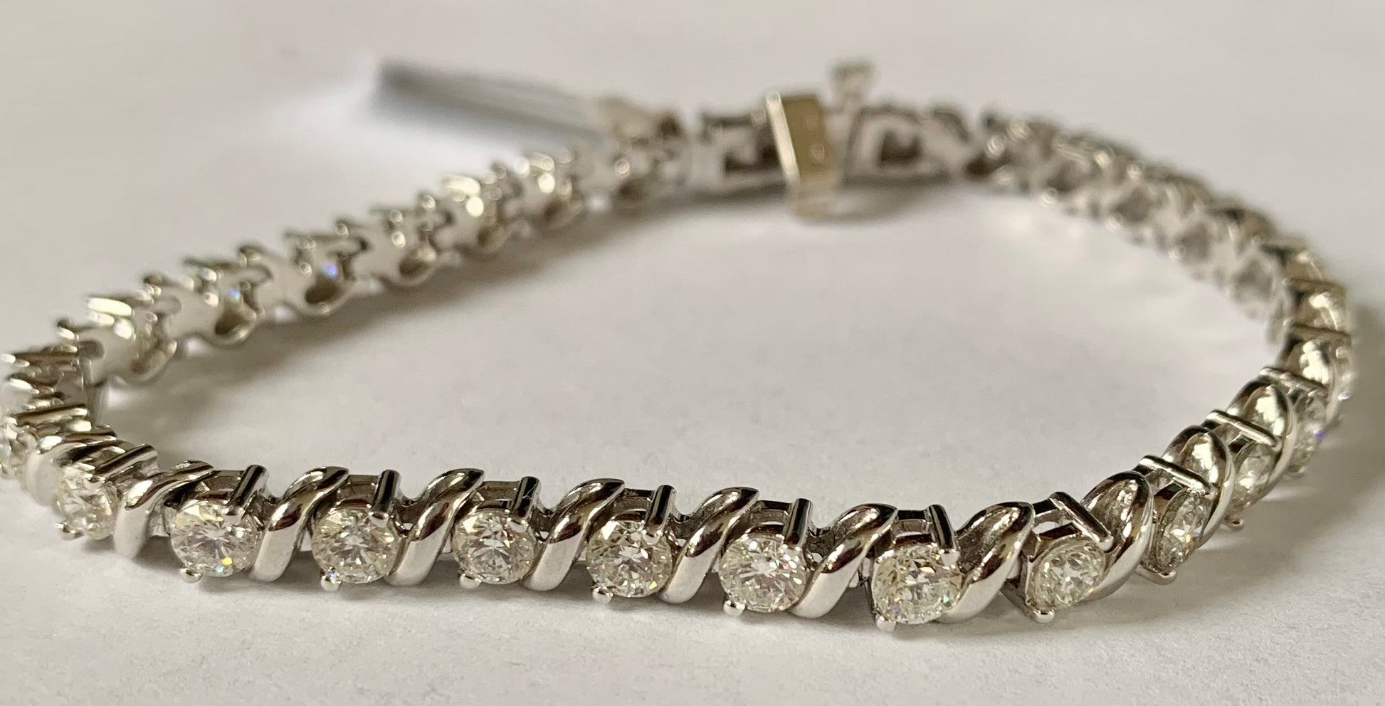 14KW Diamond Bracelet 16gr 6.00ct(dia)