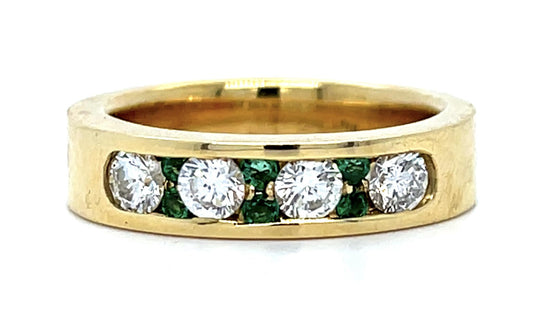.60ct Diamond 14KY Band 7.22g 6.50 Size