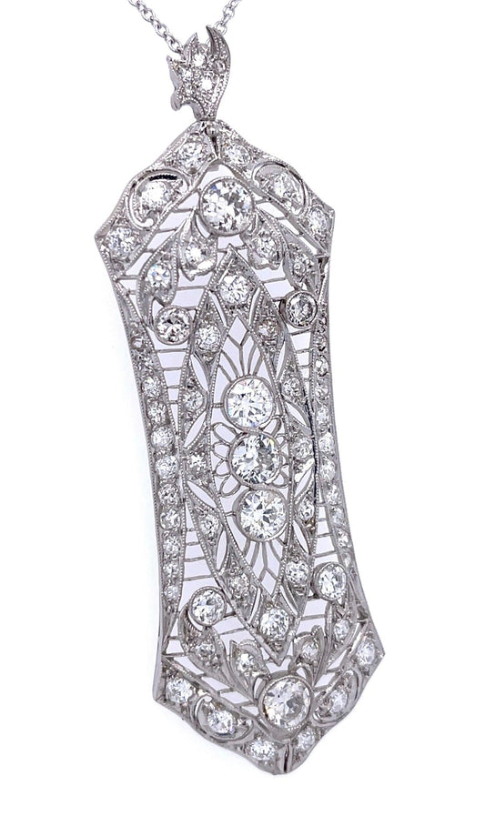 Art Deco Diamond Antique Pendant