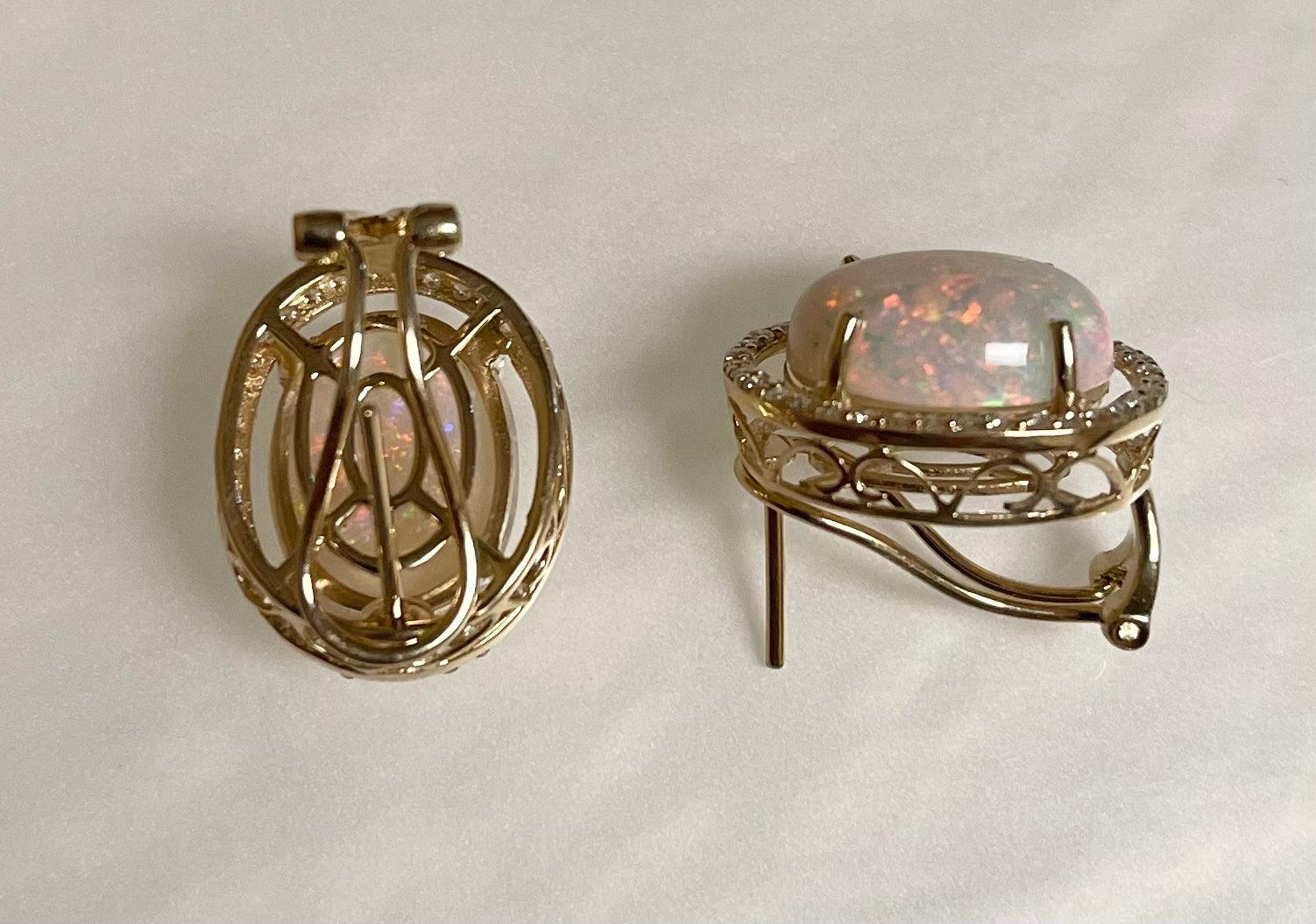 Australian Opal Earrings