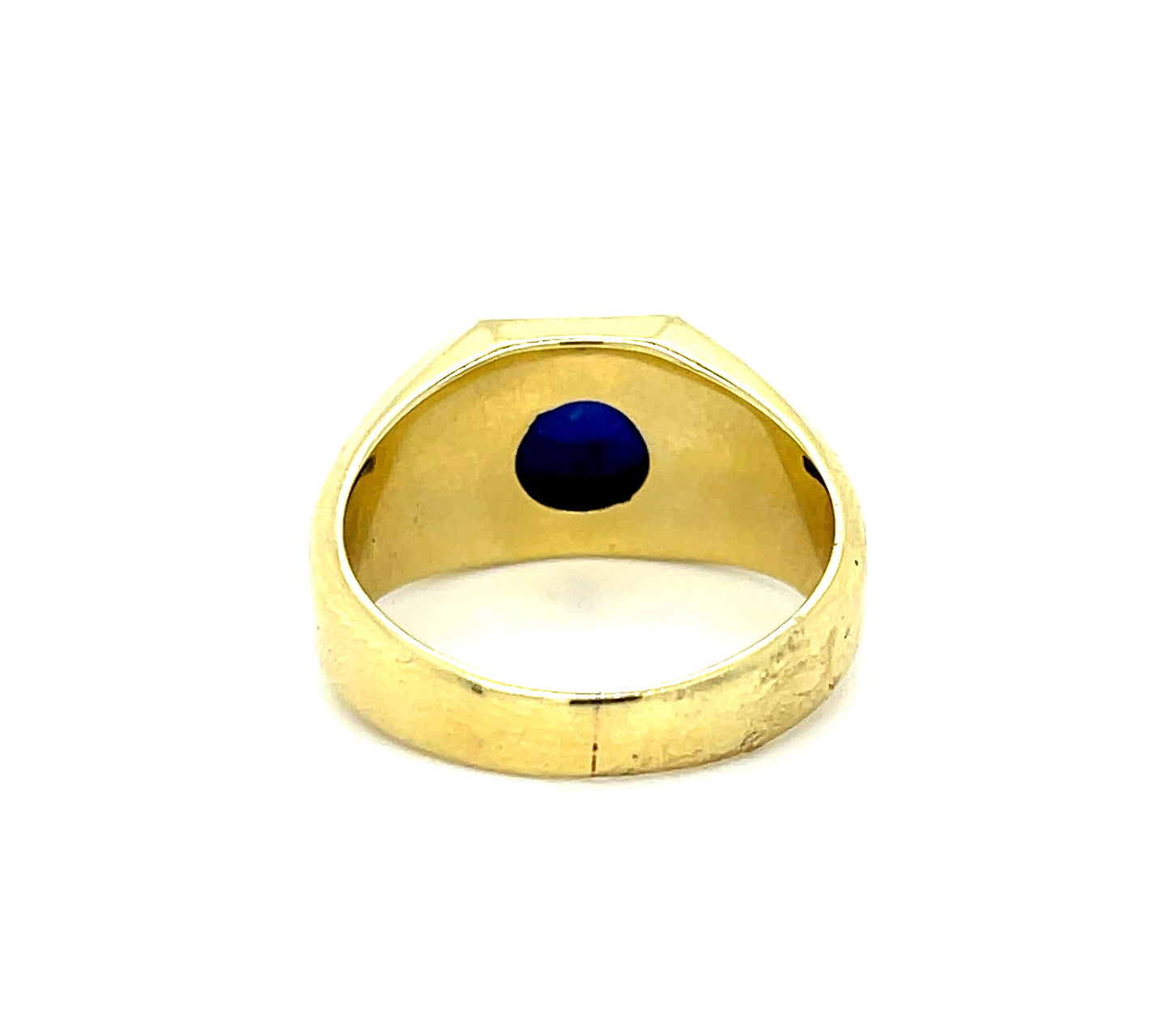 Art Deco 5ct Sapphire Platinum+15KY Gold Ring (Circa 1920s)