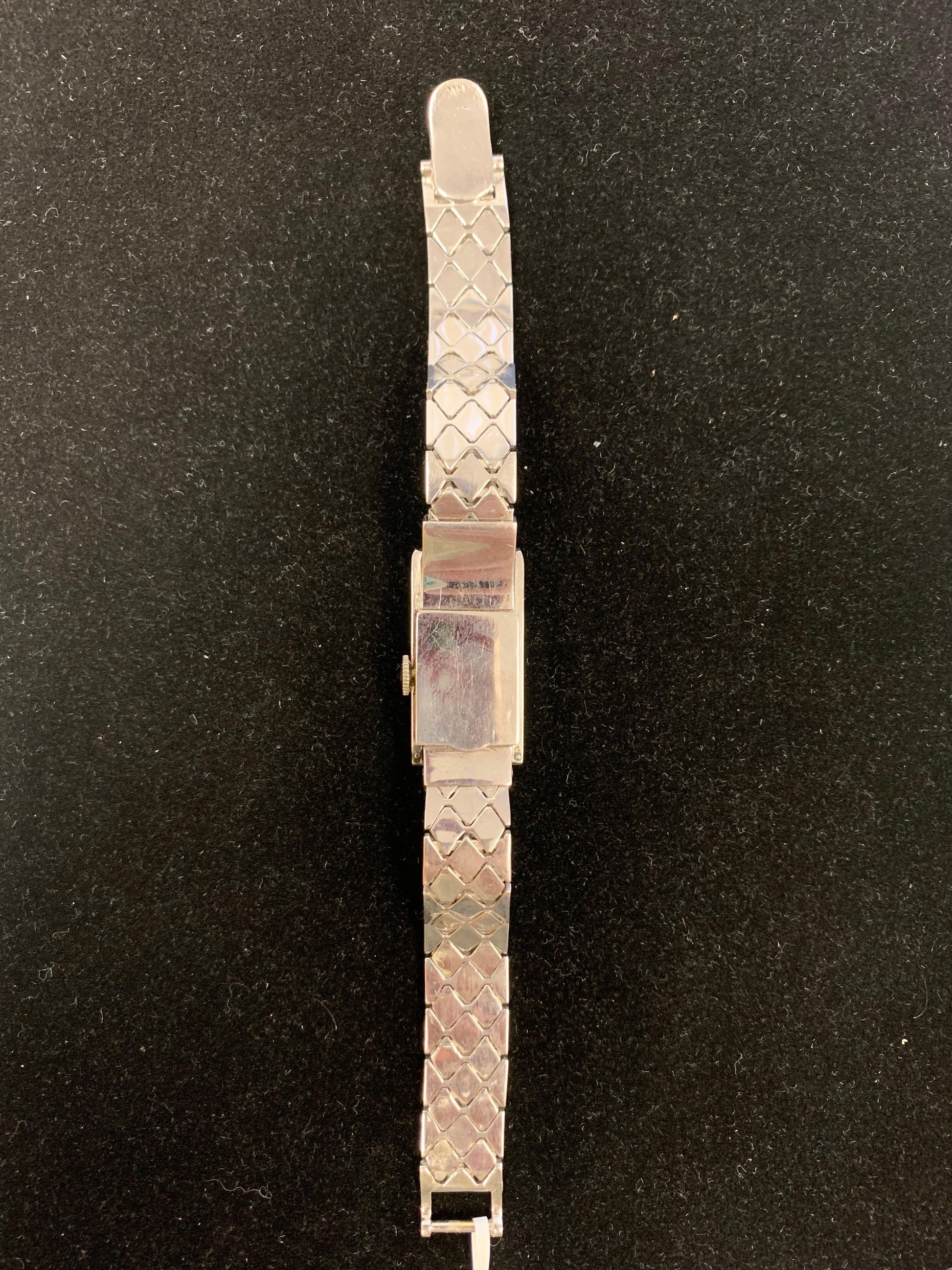 Designer Retro Diamond and Sapphire Watch