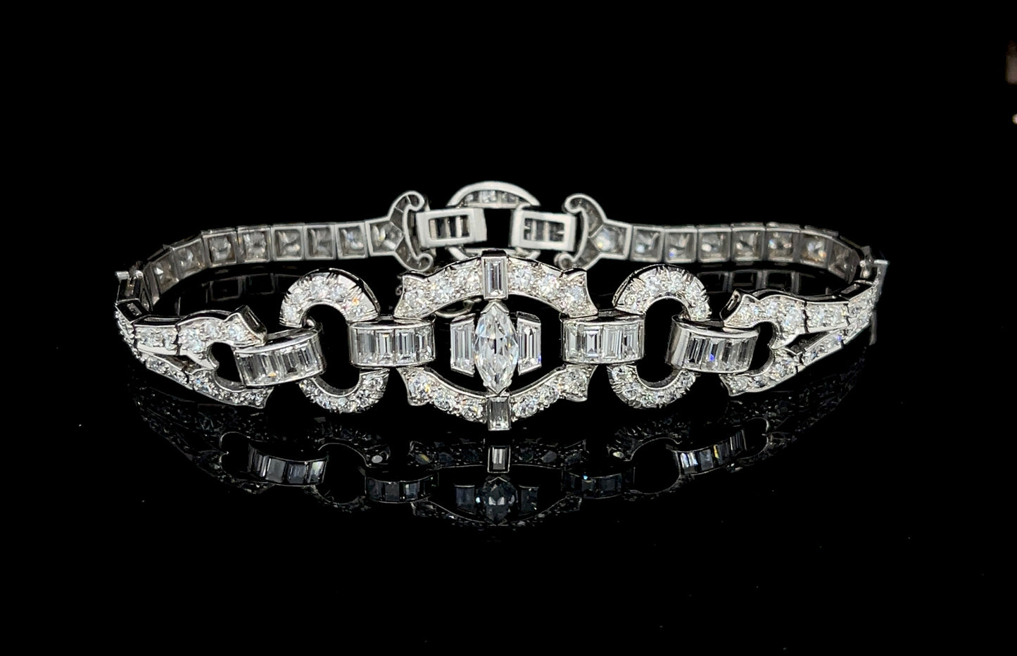 Art Deco Diamond Antique Bracelet