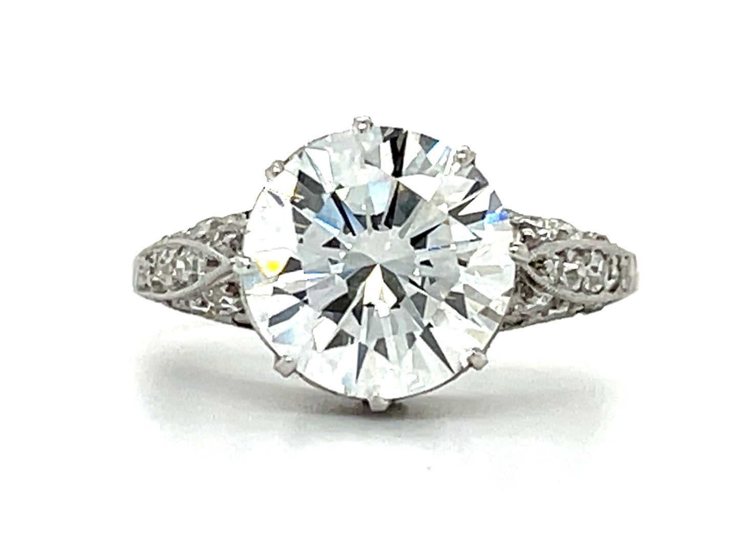 GIA H VS1 Diamond 3.37ct Ring