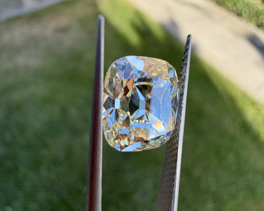 4.03ct N VS2 Old Mine Cushion Loose Diamond GIA