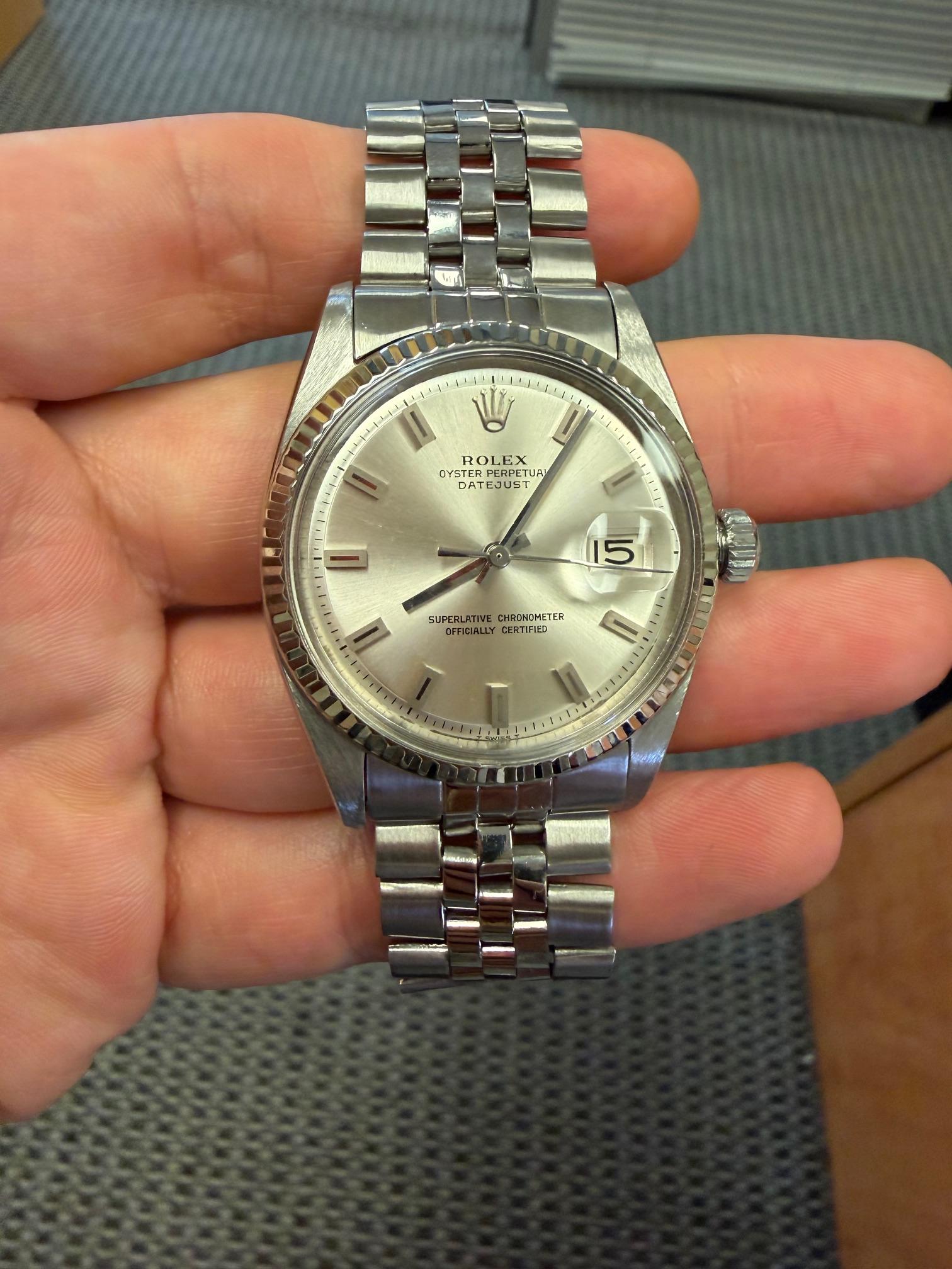 Rolex SS/14KW Men's Watch (Estate 1973) Oyster Perpetual