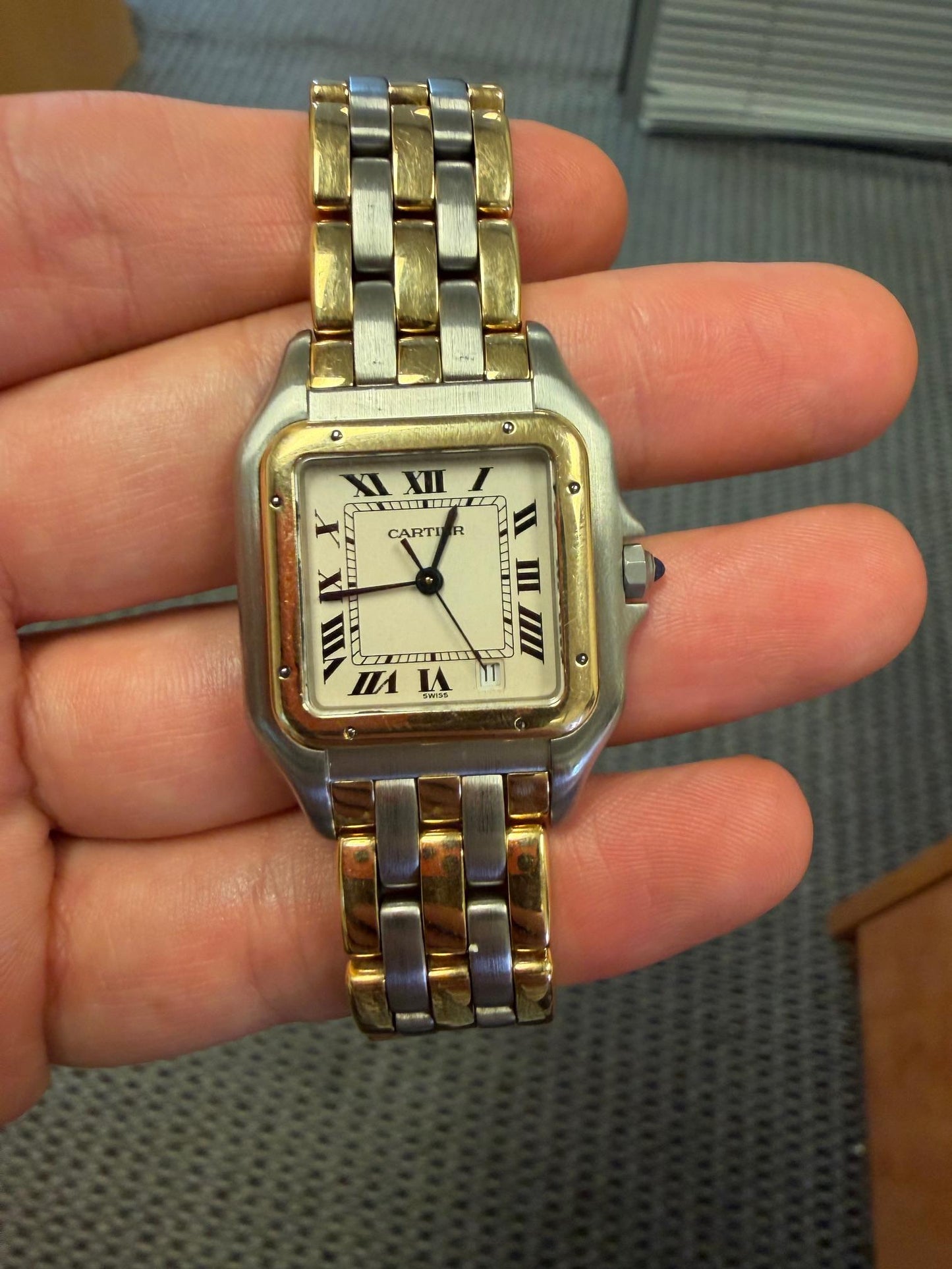Cartier Gold Panthere SS/18KY Men's Watch