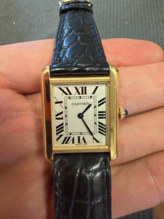 Cartier 18KY Tank Solo Watch (Estate 2010s)
