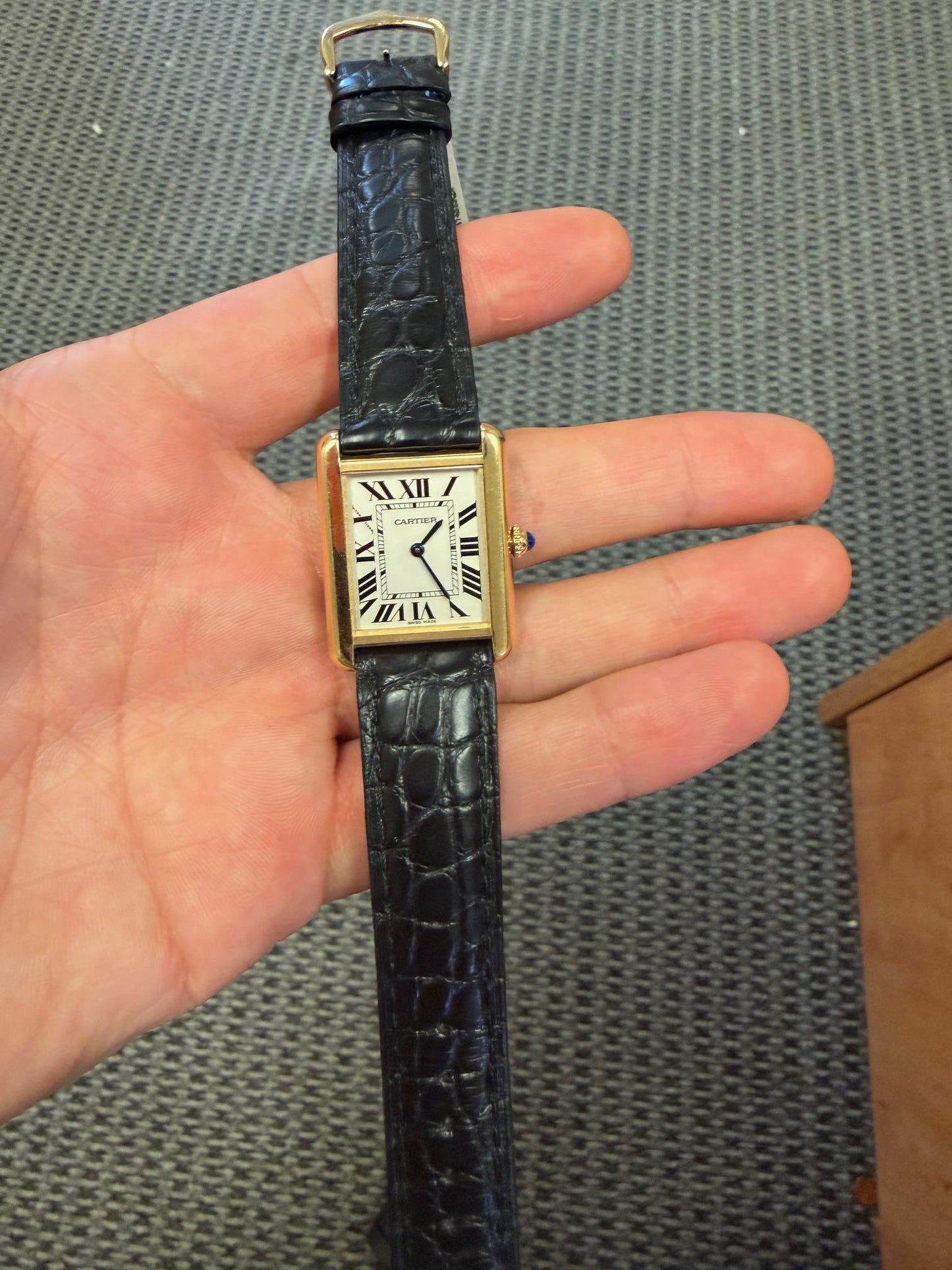 Cartier 18KY Tank Solo Watch (Estate 2010s)