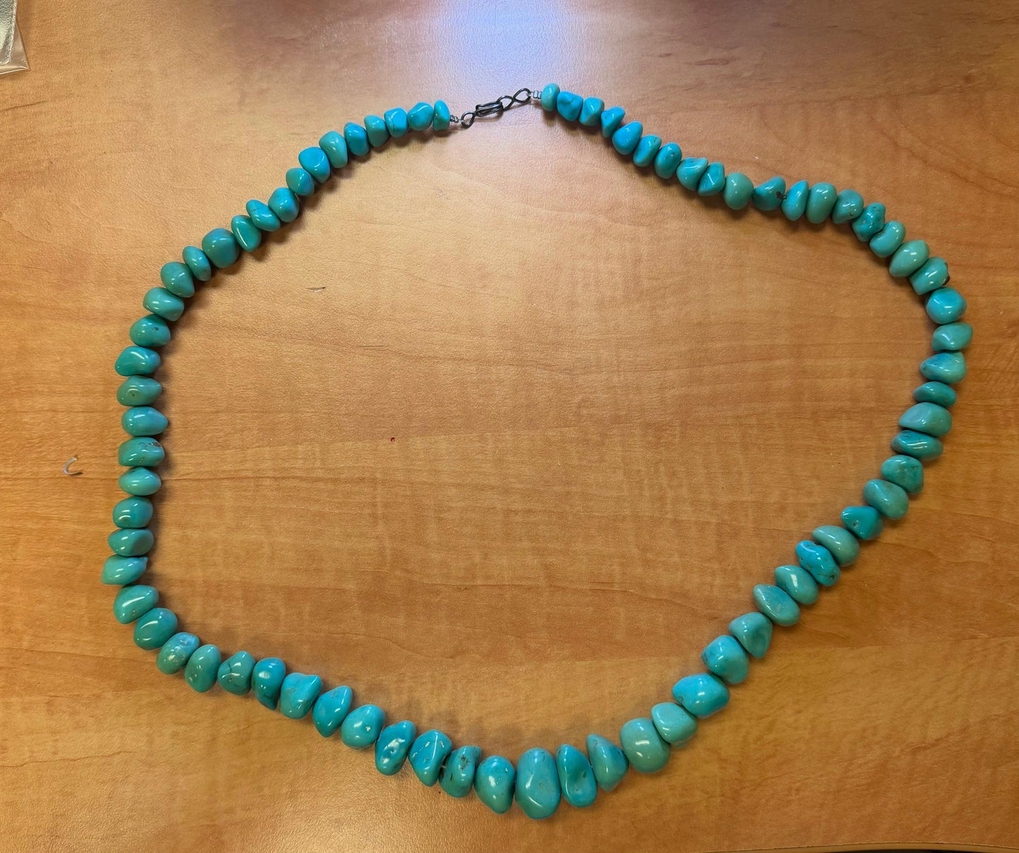 600ct Persian Turquoise Necklace (Vintage 1940s)