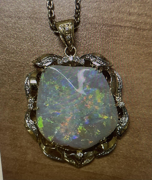 63.80ct Australian Opal Pendant 38.60g