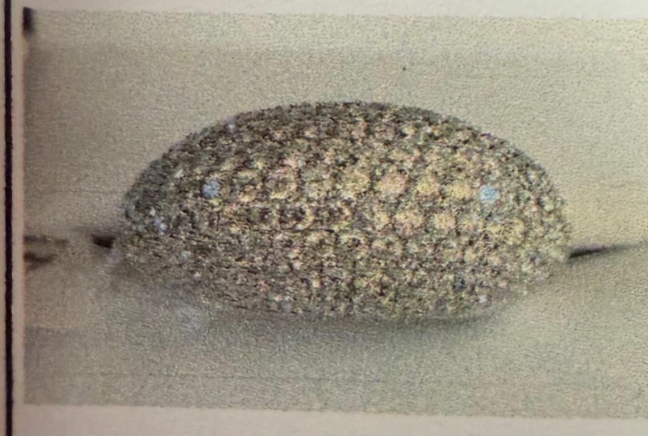 4ct Diamond Dome Pave Band 18KW