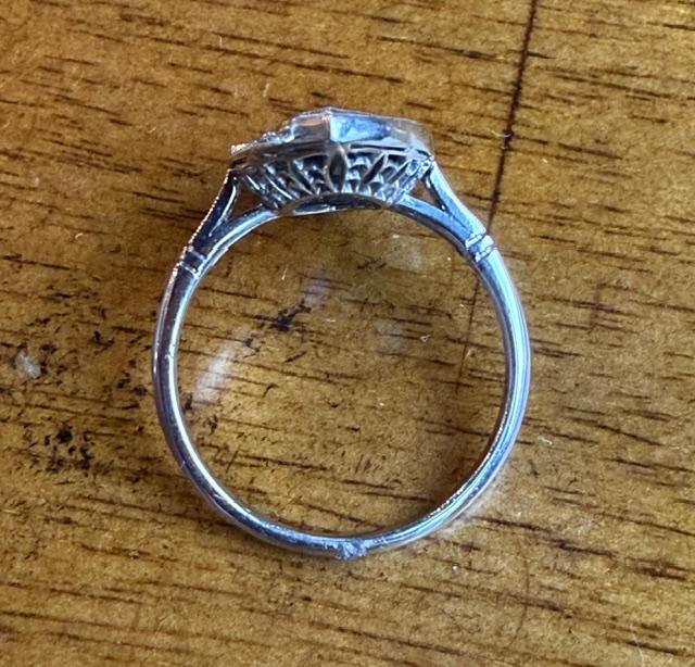 1.50ct Marquise Sapphire Platinum Handmade Ring