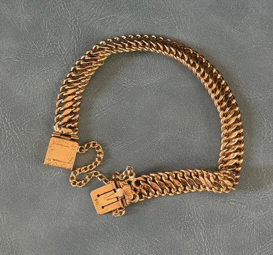 Original Victorian 14KY Bracelet (Antique 1890s) 12.20g