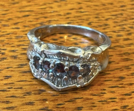 .72ct Alexandrite .79ct Diamond Platinum Ring (Vintage 1970s)