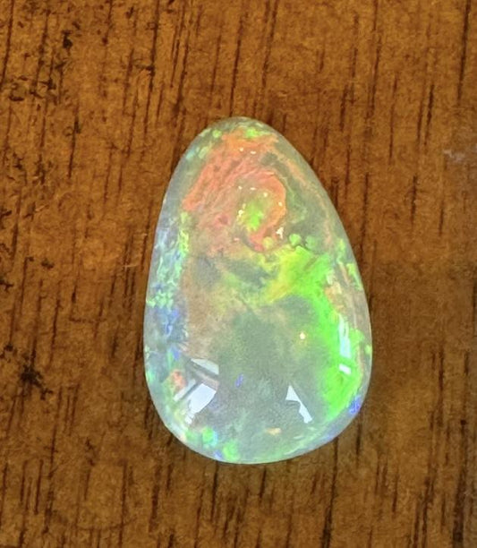 14.05ct Australian Lightning Ridge Crystal Flash Pattern Loose Opal