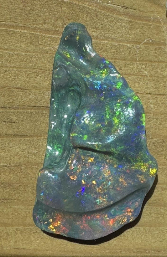 66.45ct Free Form Australian Lightning Ridge Black Loose Opal