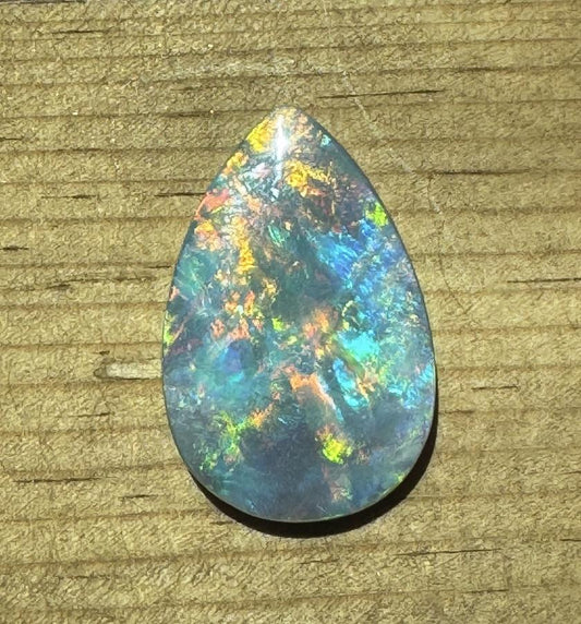 24.83ct Australian Lightning Ridge Black Loose Opal