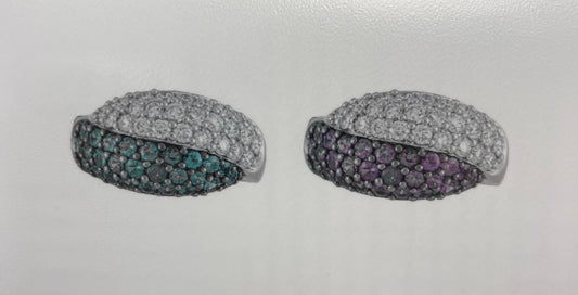1.26ct Brazilian Alexandrite 1.08ct Diamond 18KW Ring