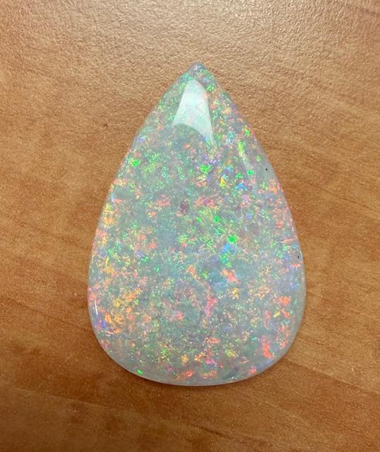 83.50ct Loose Australian Fire Opal 16.70g 2.25"x1.50" 6.55mm thick
